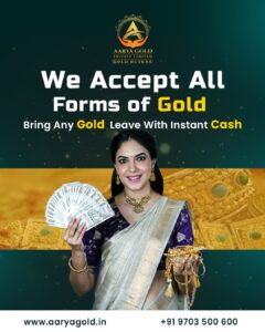 Where Can I Sell Gold Jewelry Safely? Visit Aarya Gold Today
